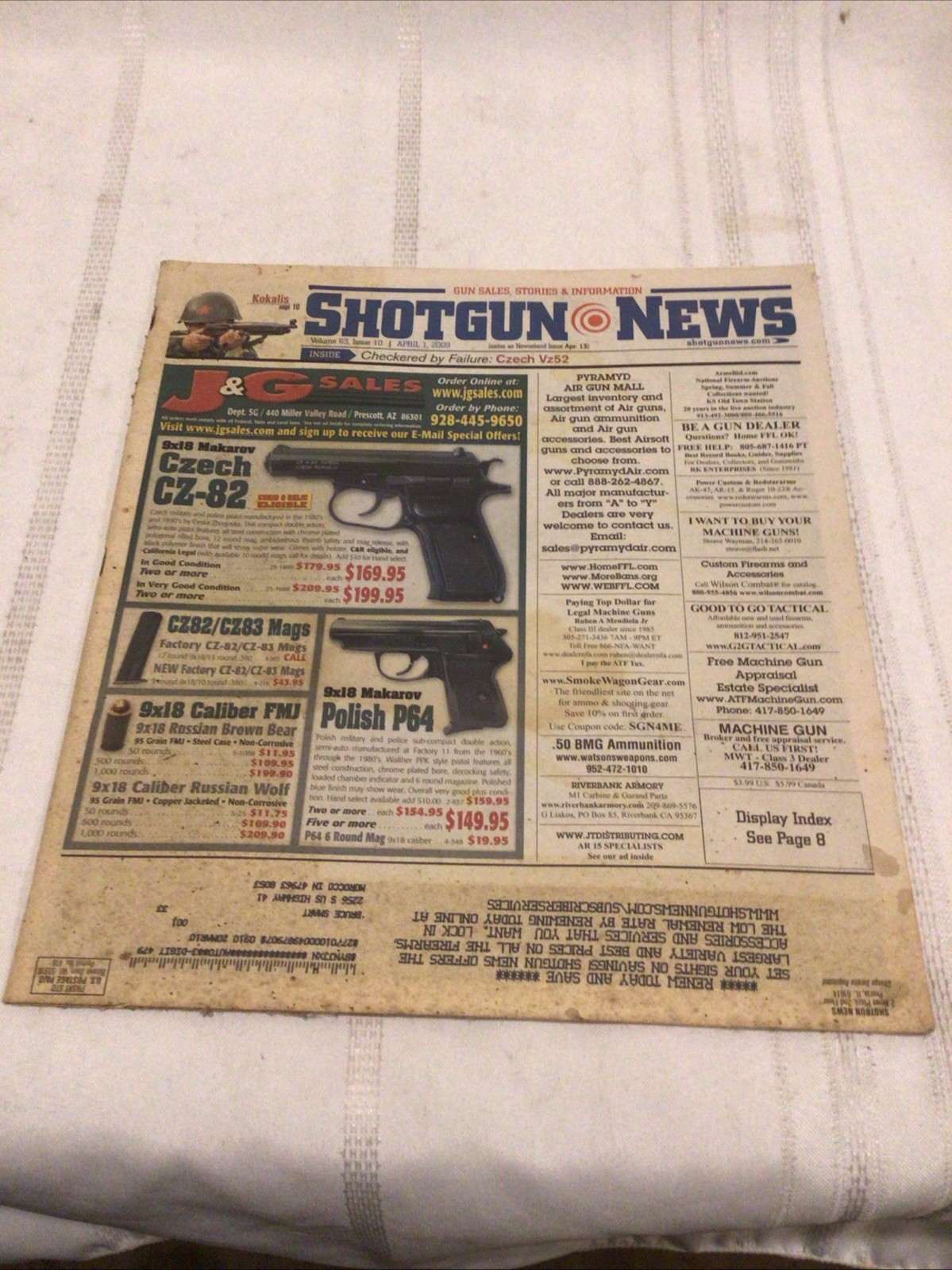 Vintage Shotgun News April 1, 2009