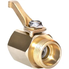 Underhill Garden Hose Shut Off Valve 3/4" Hose Thread, Nozzle Connector (CV075H)