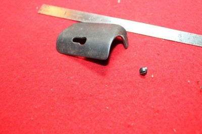 Squire Bingham, 20, Brass deflector w/ screw. older 22l/r, used part, #3-112225