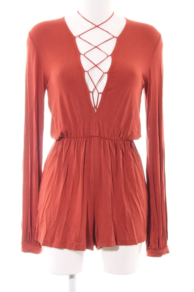 ASOS Mono Mujeres Pantalón Talla EU 32 rojo look casual - Imagen 4 de 4