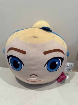 Disney Frozen 2 Elsa Travel Cloud Pillow Plush Pink Beige 10''x12'' NWT