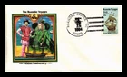 US COVER ROANOKE VOYAGES 400TH ANNIVERSARY FDC HAND CANCEL PANDA CACHET