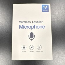 Wireless Lavalier Mic K1 2 Pack Clip-On, USB-C, Plug  Play, Black