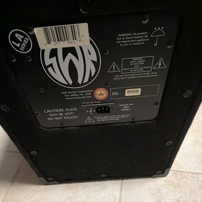 SWR LA Series LA 12 Combo Bass Guitar Amplifier 180W 1 Speaker | eBay