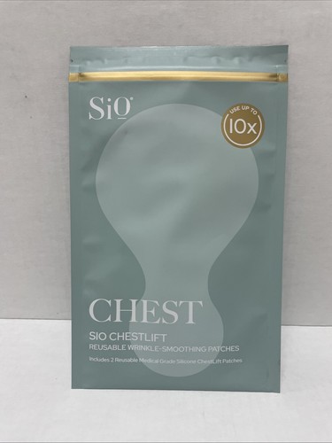SiO ChestLift Patch 2 Reusable Wrinkle Smoothing Chest Patches Exp 12/25+