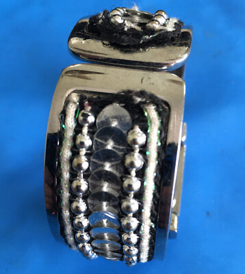 Montre Vintage Geneva Pour Femme - Boîtier Argenté 32mm, Cadran Argent, Quartz Neuf, Fonctionne Parfaitement