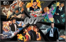 Stern 007 James Bond Pinball Machine Translite Alternate Artwork