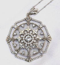 NWT Brighton Majesty Silver Crystal Pendent Convertible Necklace 118
