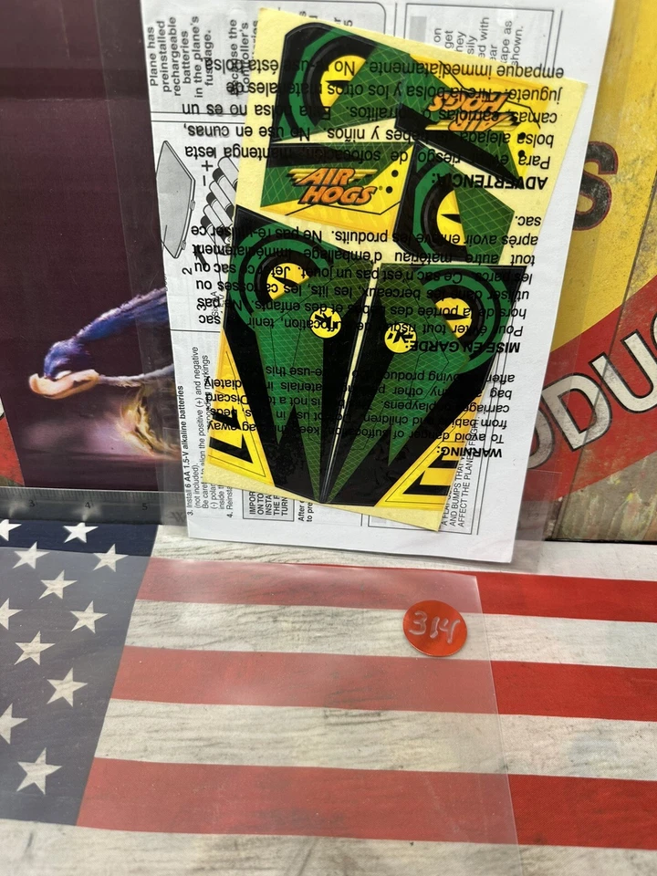 Air Hogs RC Plane: DECALS and MANUAL NEW USA SHIP - Image 2 of 4