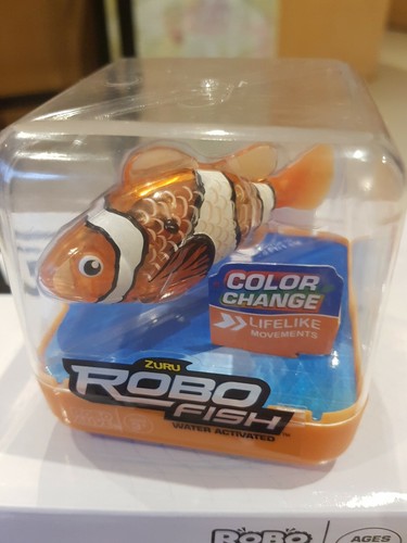 Zuru Robo Live Clown Fish Water 