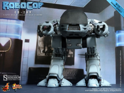 レア　ホットトイズ 1/6 MMS204 ロボコップ ED-209 トーキング 1/6 Scale Robocop ED-209 14 inch figure by Hot Toys MMS204 902058