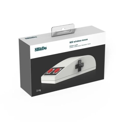 8BITDO WIRELESS MAUS N30 RETRO STYLE WIFI MIT D-PAD WINDOWS MAC GAMING CLASSIC