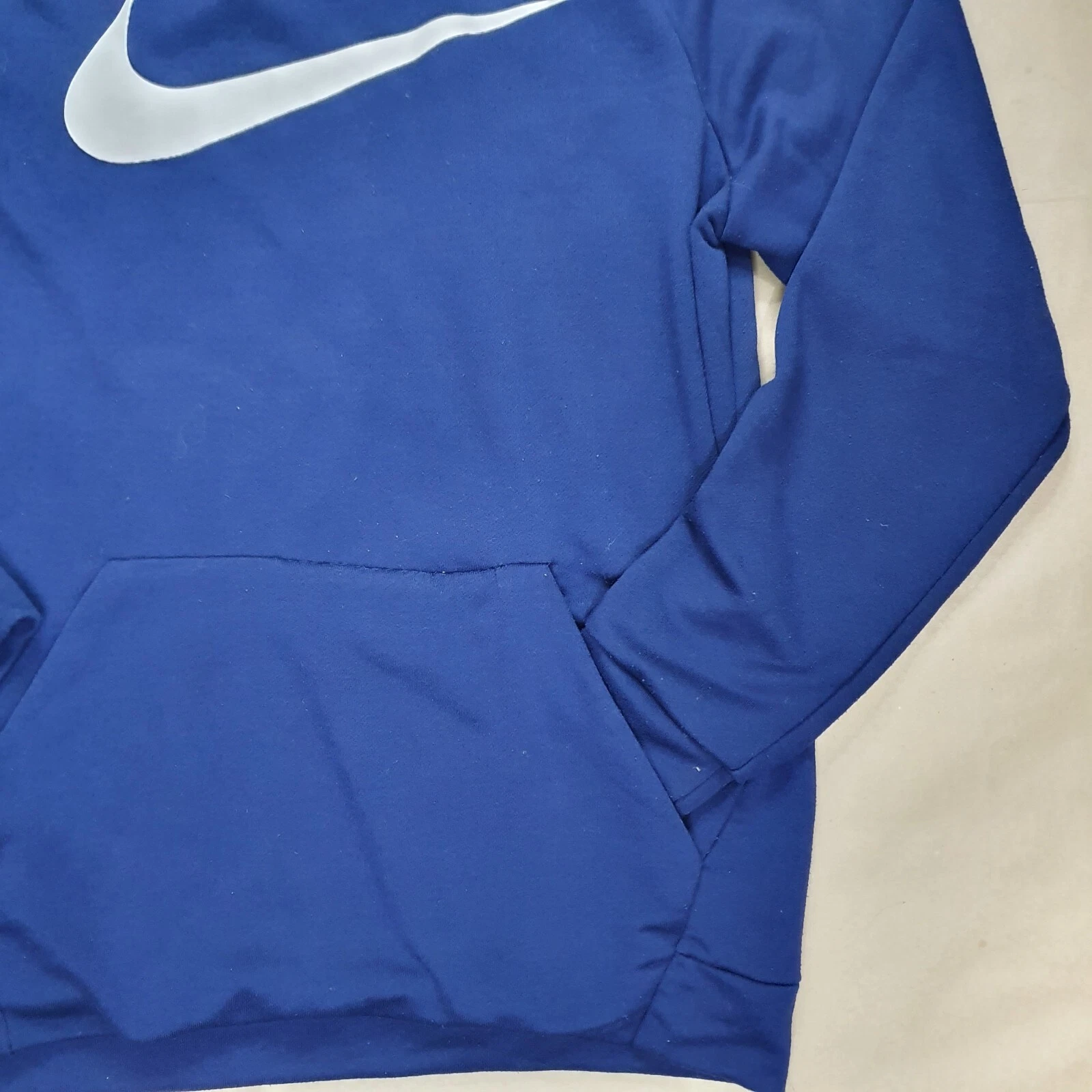 SACAI Felpa con cappuccio Nike taglia M uomo Dri Fit blu felpa sportswear