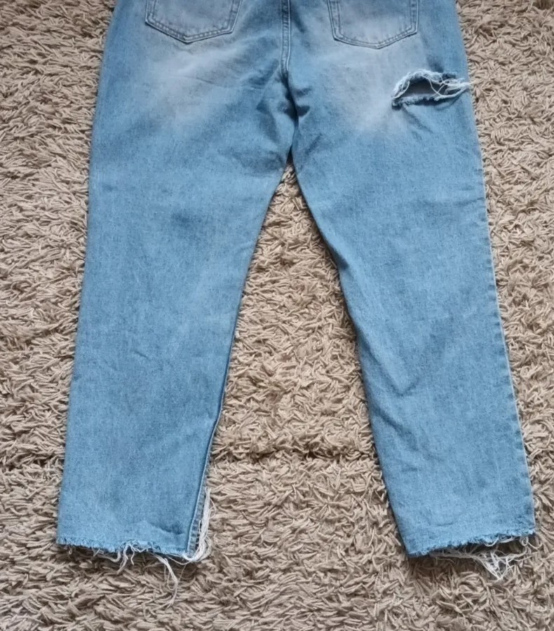 Ladies Ripped Jeans Size 12 eBay