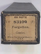 88 Note Music Roll 83109 Forgotten Cowles Universal Music Co