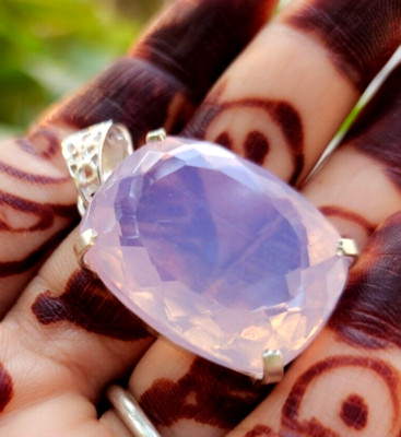 Certified 70.5 Ct+ Natural Opal Cut 925 Solid Silver Pendant Loose Gemstone