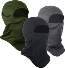 3 Pack Balaclava Ski Mask Winter Full Face Mask UV Protection Hood for Men Wome