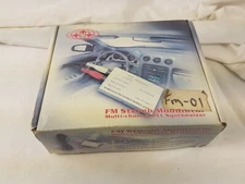 WIRELESS FM Stereo Modulator DVD 3.5"  RCA Set MP3 w/ box manual 