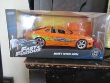 Fast and the Furious Brian's Toyota Supra NEW IN BOX Jada 1:24