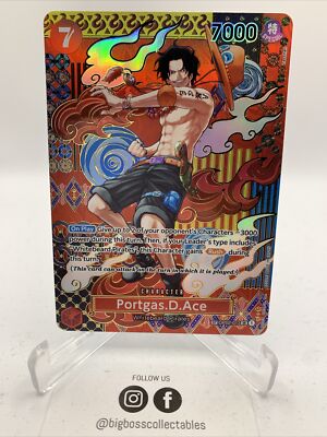 One Piece TCG - OP08 Portgas.D.Ace SP OP02-013 - Two Legends One Piece TCG - OP08 Portgas.D.Ace SP OP02-013 - Two Legends