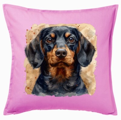 Kissenbezug Pink Dackel Dachshund Teckel Jagdhund Jagt Dackelwelpe Dackel 402867