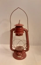 Red Ever Bright #202 Texsport Winged Wheel 12 In Tall Kerosene Lamp W Handle