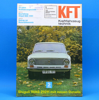 DDR KfT Kraftfahrzeugtechnik 1 1976 Shiguli 21011 Norton SPX 500 Auom.-sport 31