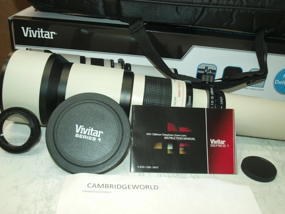 Vivitar 650-2600mm Telephoto Zoom Lens NEW for CANON EOS DIGITAL & FILM CAMERAS - Image 2 of 4