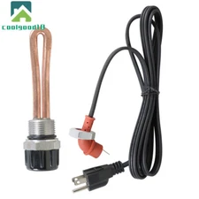 For Ford 2003 2004-2010 6.0L Diesel Engine Block Heater Element & Cord Cable