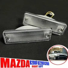 FRONT BUMPER LAMP SIGNAL CLEAR LENS FOR MAZDA B2000 B2200 B2600 PICKUP TRUCK