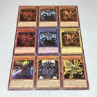 Yugioh Egyptian God Card Slifer + Obelisk + Ra (3 Versions Each) 9 Card Holo Set