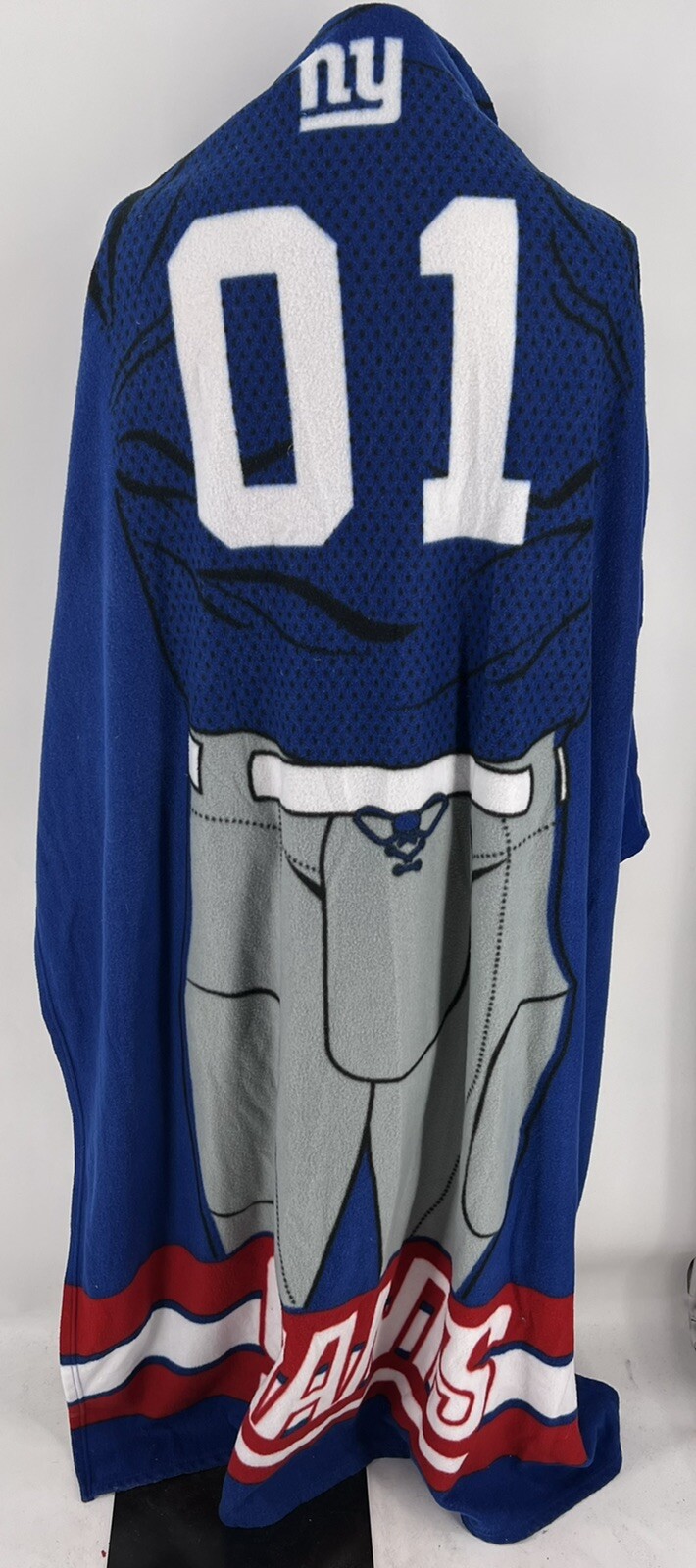 Vintage 🏈 New York Giants Blanket Warm Robe Northwest Company NFL | eBay