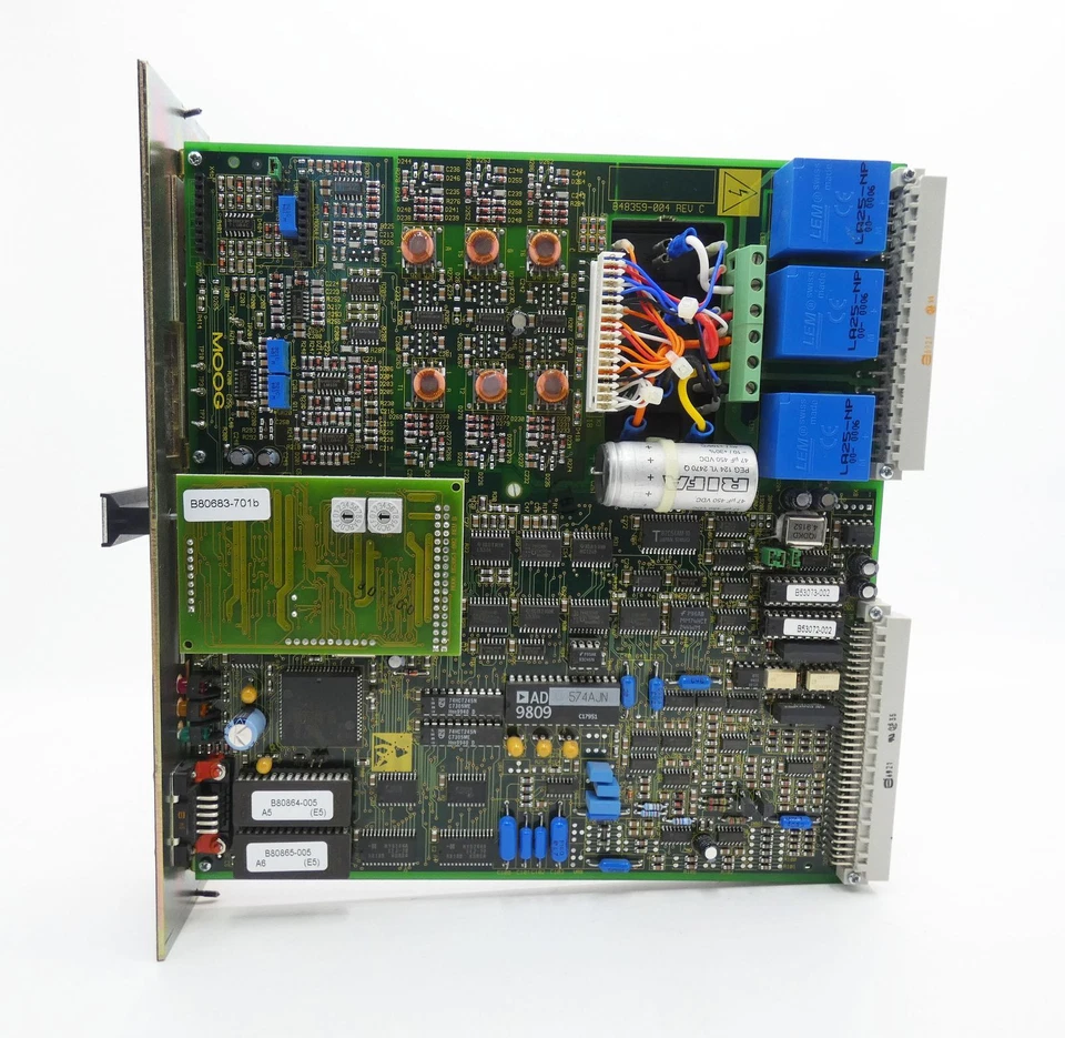 MOOG T161 Controller T161-902 A-10-E5-2-9A Typ: T161-802 Servo Controller -used- - Image 4 of 4