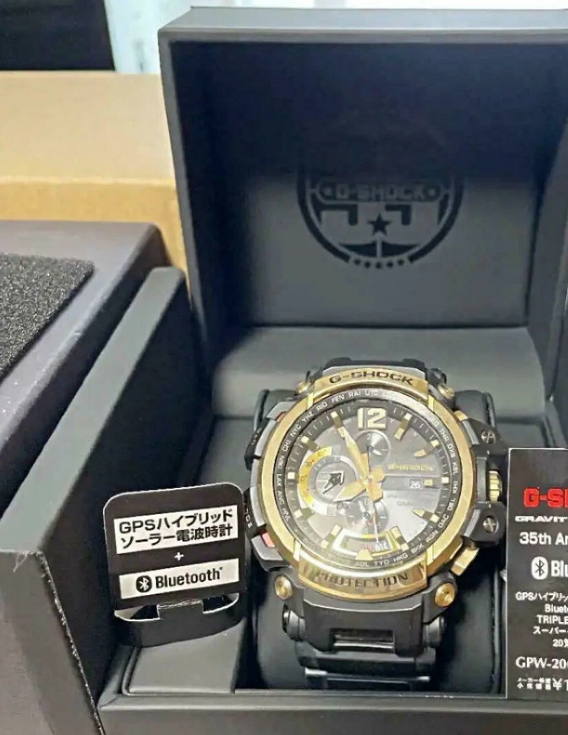 CASIO G-SHOCK GPW-2000TFB-1AJR GRAVITYMASTER GOLD TORNADO Men'
