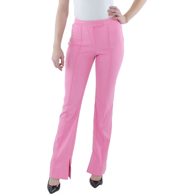 Jonathan Simkhai Carmine Split Hems Pleated High-Waist Pants TR 1654