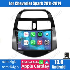 Radio estéreo para automóvil 64 GB Android 13 para Chevrolet Spark 2011-2014 GPS navegación Carplay