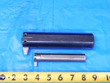 2PC LATHE BORING BARS 3/4 & 1 1/2 SHANK DIA. HOLDS 1/4 & 1/2 SQUARE TOOL BITS