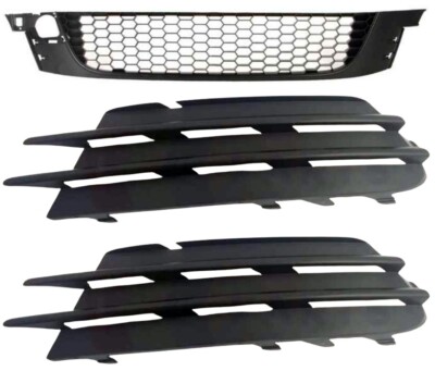SET Lüftungsgitter GITTER Stoßstange vorne Für VW SCIROCCO 07.08-10.17