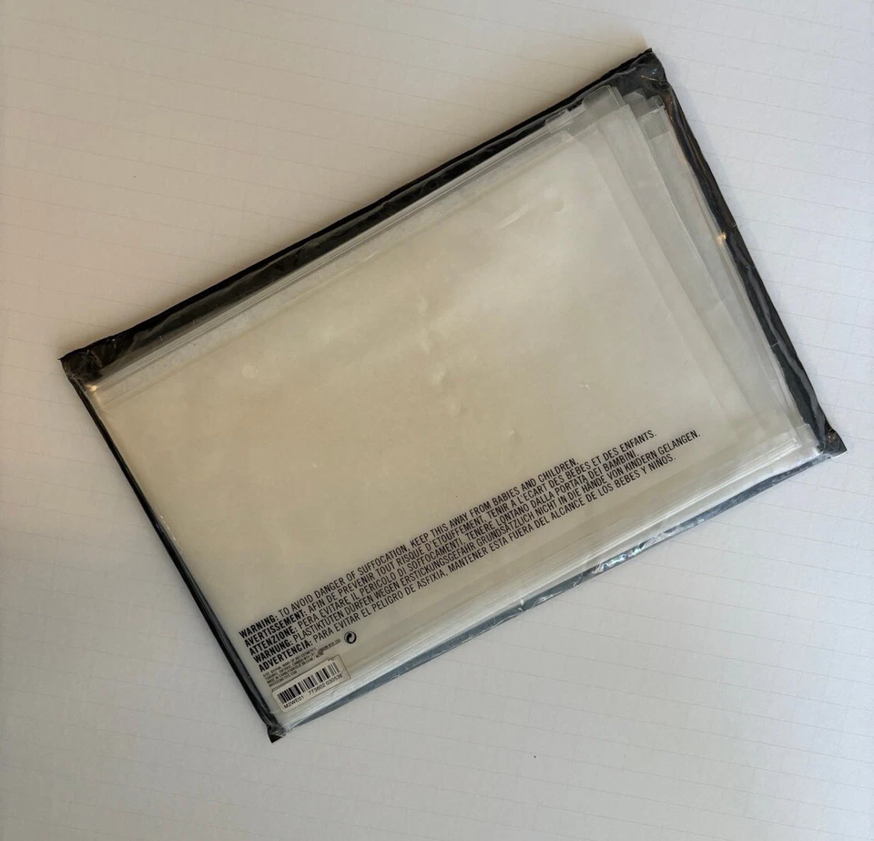 MAC BAGS - Clear - SNIP-SNAP PACS (SNIP SNAP PACKS) - VINTAGE/COLLECTIBLE - Image 2 of 4