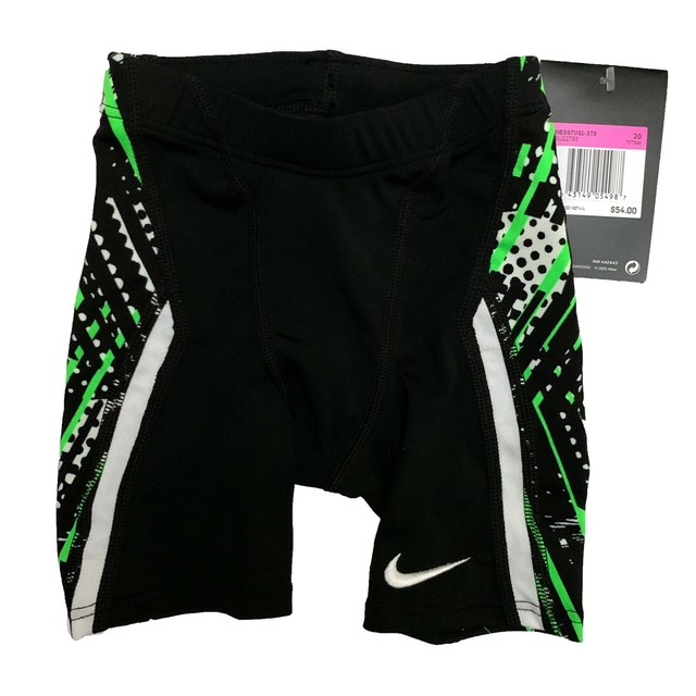 NWT Nike Size 20 Men/Youth Performance Competitive Swim Jammer Black