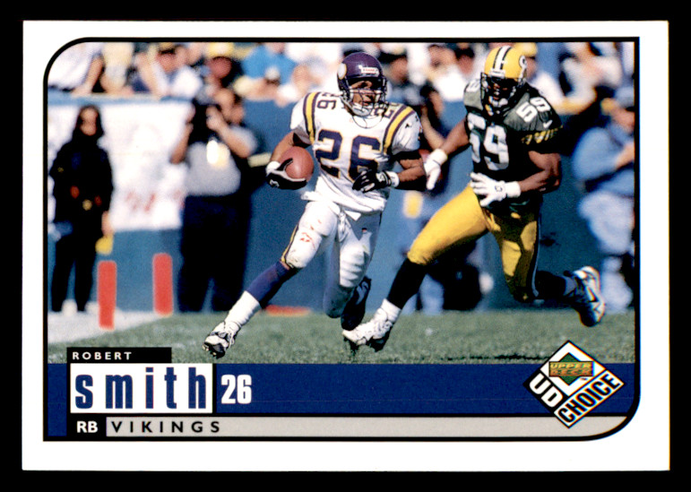 1998 UD Choice Robert Smith    #364 Minnesota Vikings
