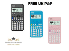 Casio FX-83GTCW Scientific Calculator GCSE A Levels Colours Replaced FX83GTX