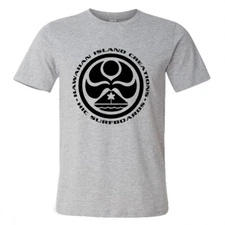 HIC Hawaiian Island Creations Surfing Men's Grey Size S to 5XL