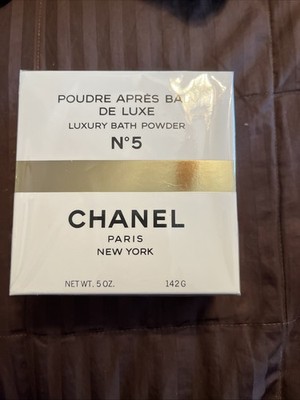 CHANEL No 5 Luxury Bath Powder Vintage 5 oz. 142G Sealed