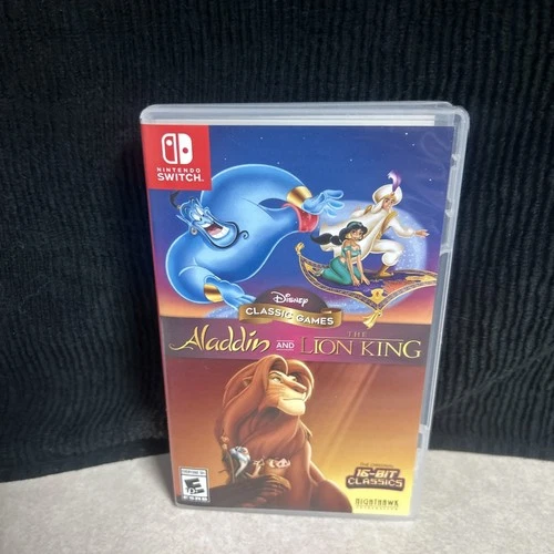 Disney Classic Games: Aladdin and the Lion - Nintendo Switch. Pre-owned/tested