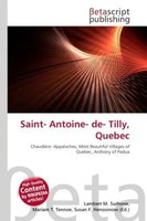 Lambert M. Surhone (U. A.) | Saint- Antoine- De- Tilly, Quebec | Taschenbuch