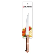 Bene Casa Chef knife with rosewood handle, stainless steel blade, full tang and