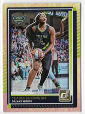 2025 Donruss WNBA Holo #57 Teaira McCowan Dallas Wings Mississippi St