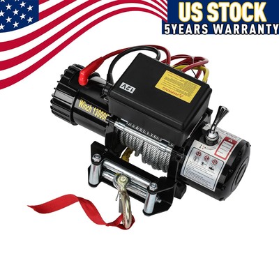 13000LBS Electric Winch FOR UTV Towing 13000LB 5950KG Synthetic Rope 13000LBS