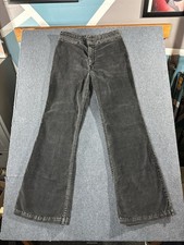 Vintage 1970s Levi  s Velour Flared Cotton Bell Bottoms Pants